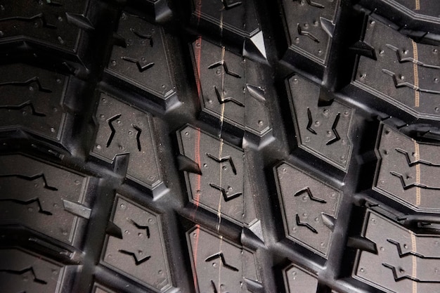 Sfondo di pneumatici per auto sfondo di closeup texture pneumatici