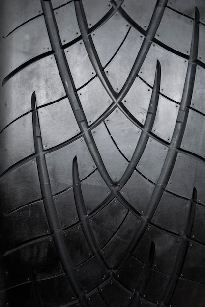 Car tire background Tyre texture closeup background