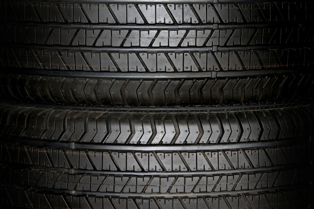 Car tire background, Tyre texture closeup background