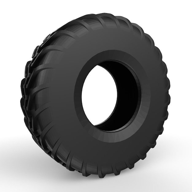 Car tire isolated on background