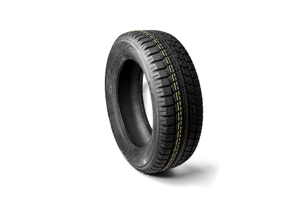 Photo car tire isolated on a white background