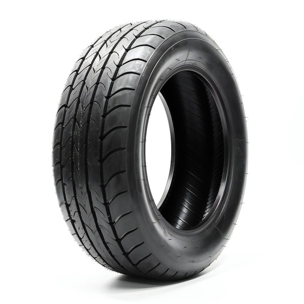 Photo car tyre isolated on white background