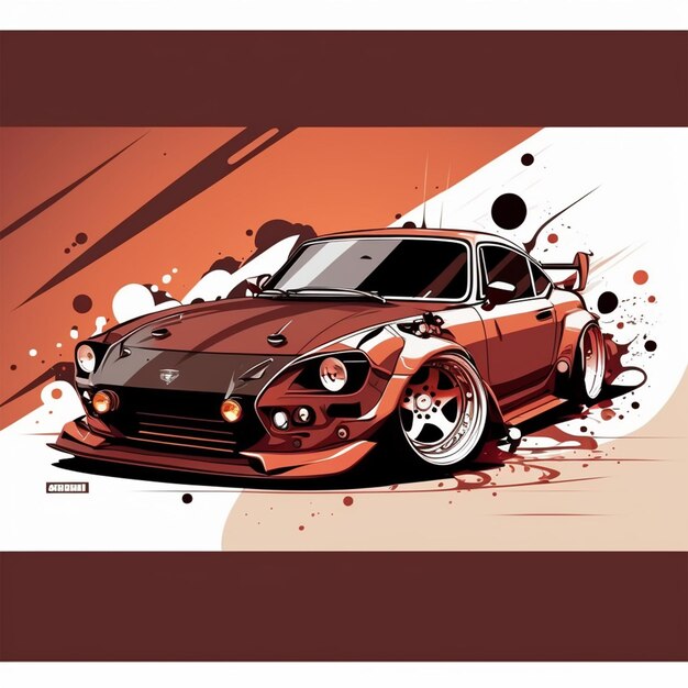 Car Vector Illustration Speeding into Style Captivating Car Vector Illustration