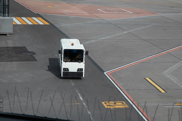 Car for VIP clients at the airport on the strip.