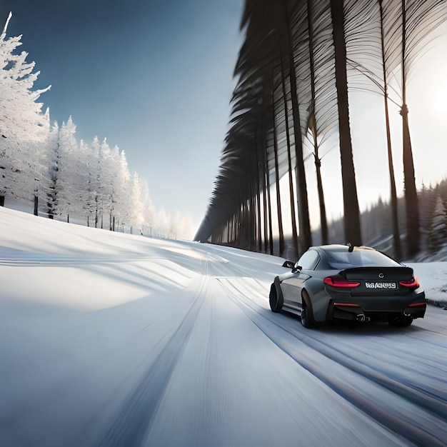 Car wallpapers on sand water snow and asphalt