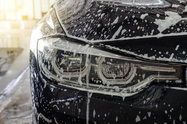 Car wash bubbles