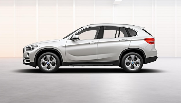 A car on a white background isolated