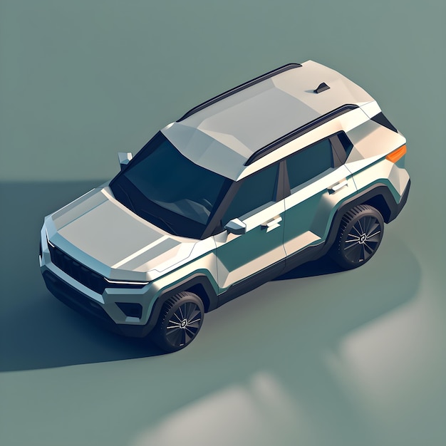 Автомобиль с синей полосой с надписью Land Rover наверху.