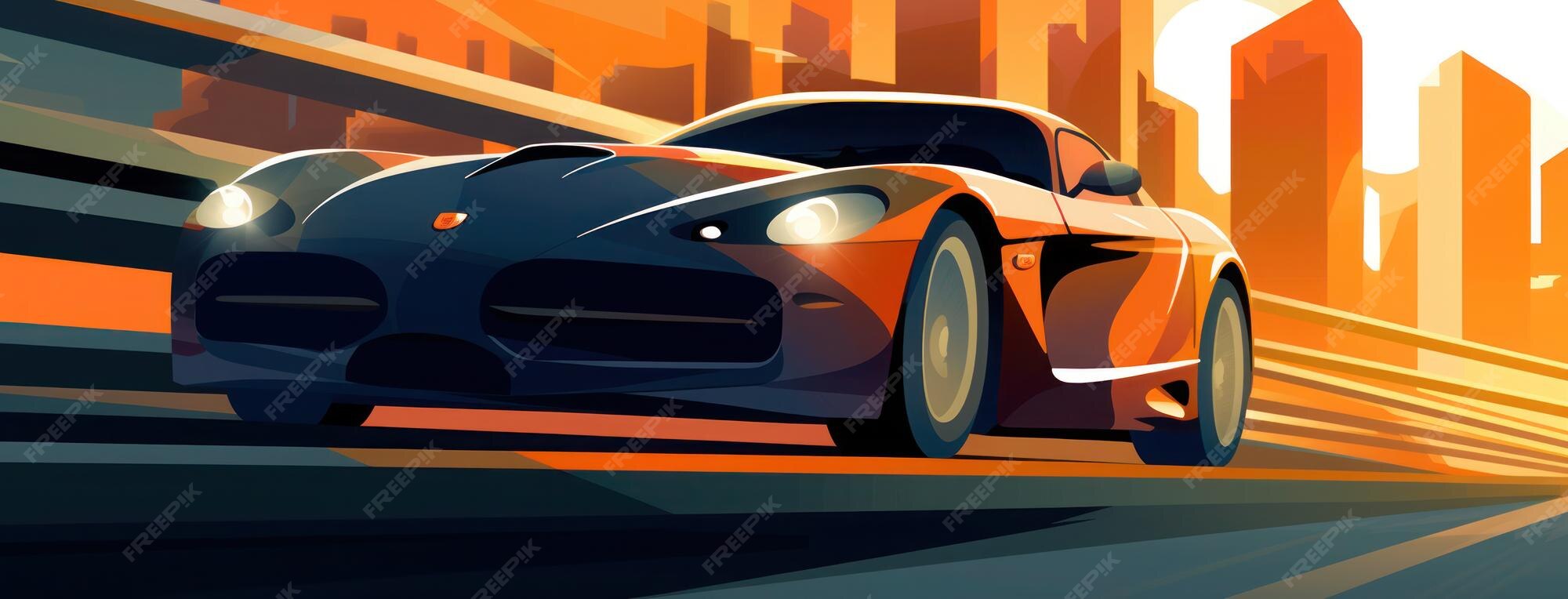 Premium AI Image A Car With A Red Hood And The Word Gt On The Front premium-ai-image-a-car-with-a-red-hood-and-the-word-gt-on-the-front
