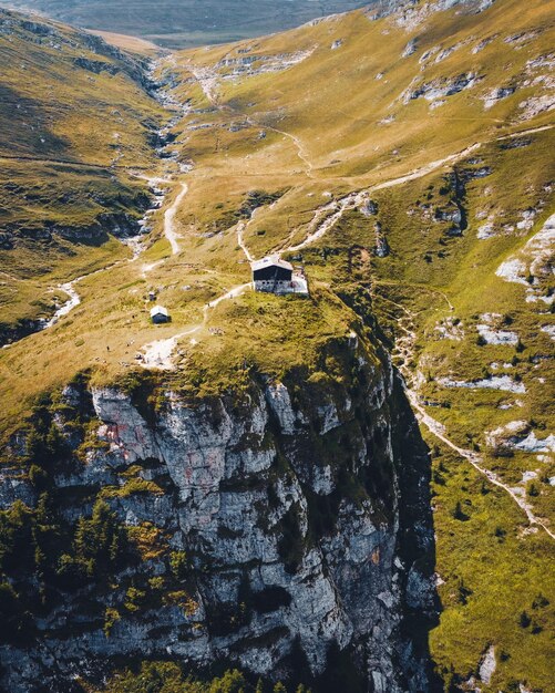 Caraiman hut in de Bucegi bergen zuidelijke Karpaten Roemenië