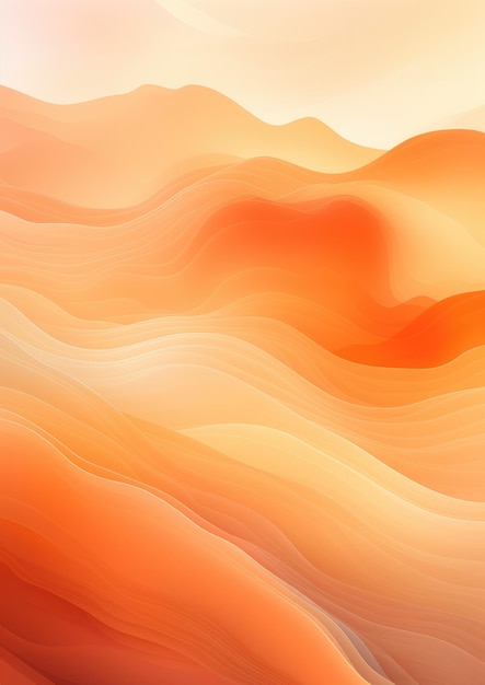 Caramel abstract background with smoky shadows Generative AI