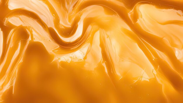 The caramel background is panaramic