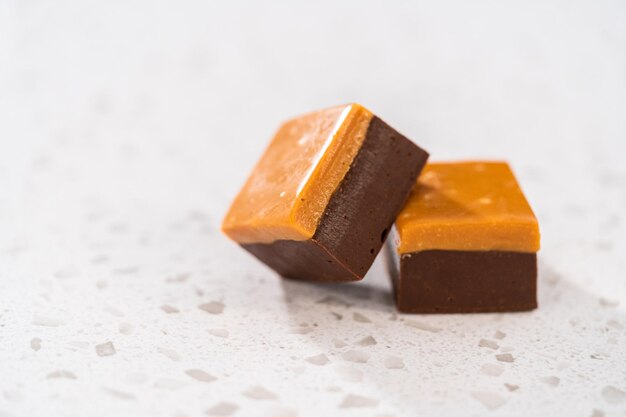 Photo caramel fudge