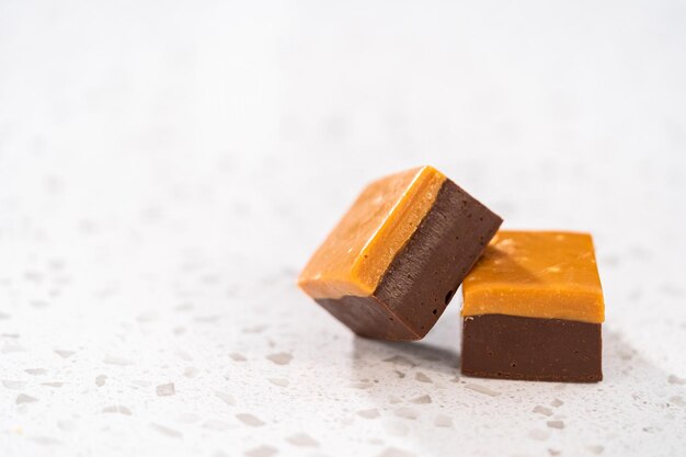 Caramel fudge