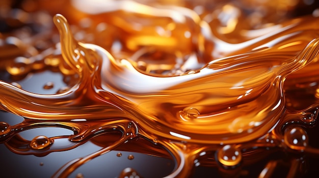 Caramel liquid streams