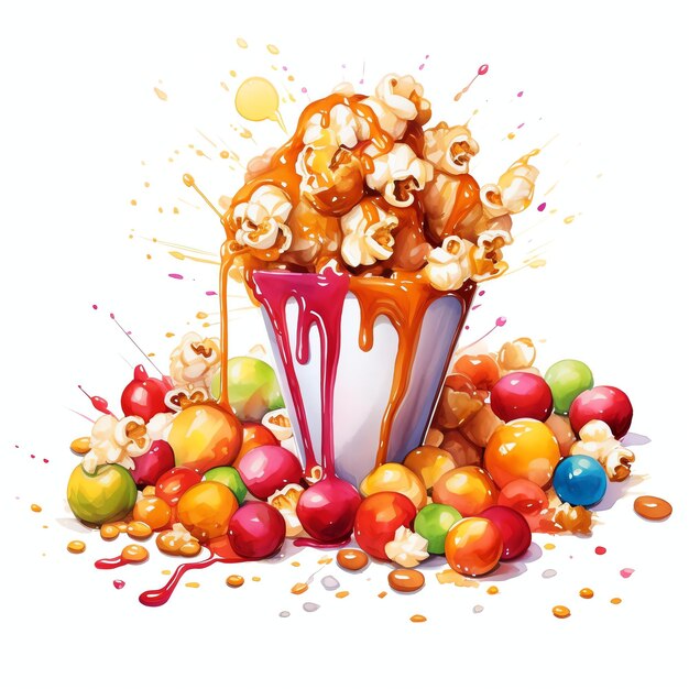 Caramel Popcorn beautiful sweets candyland fairytale