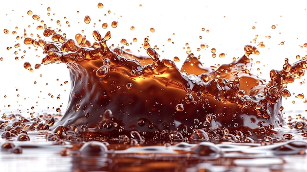 Photo caramel splash