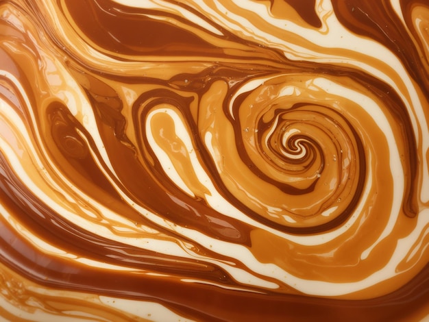 Caramel Swirl Generative Ai