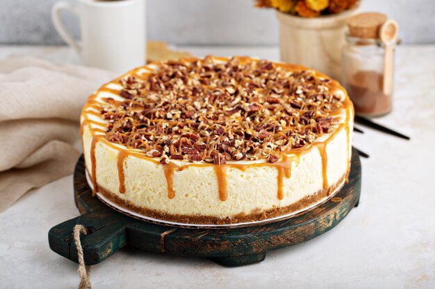 Caramelpecan kaaskoek