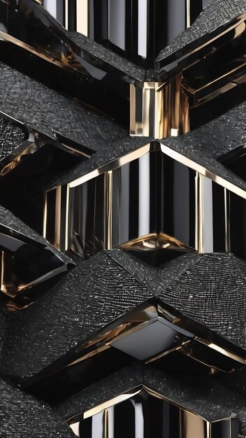 Carbon elegance meets geometric precision a sophisticated background for tech design and fashion