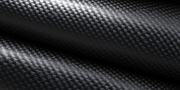 Photo carbon fiber texture background black rubber texture background generative ai