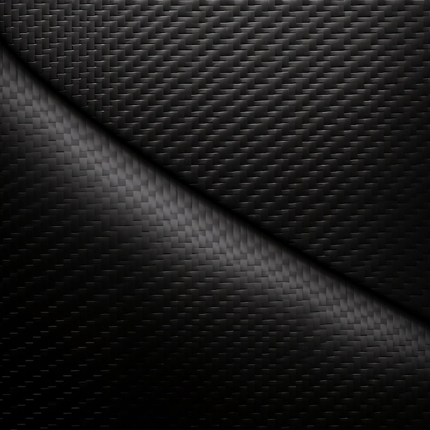 Carbon Fiber Texture Background Black Rubber Texture Background Generative AI