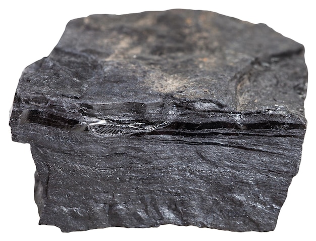 Фото Углеродистый сланцевый камень сланцевый каменноугольная кость