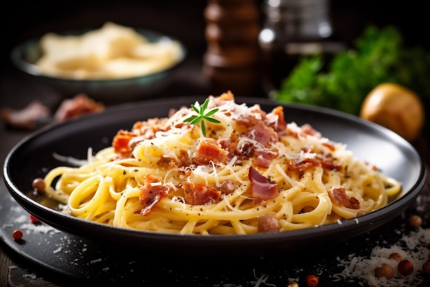 カーボナラ ベーコン イタリア スパゲッティ チーズ パスタ ソース