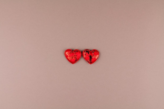 Card and background of red hearts for the holiday of love of valentine39s day and 14 february