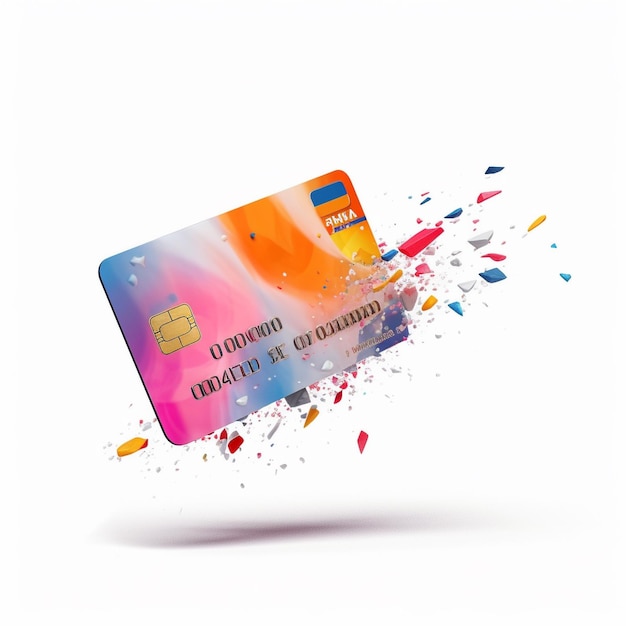 Photo card mockup mastery explore the world of debit credit and smart cards