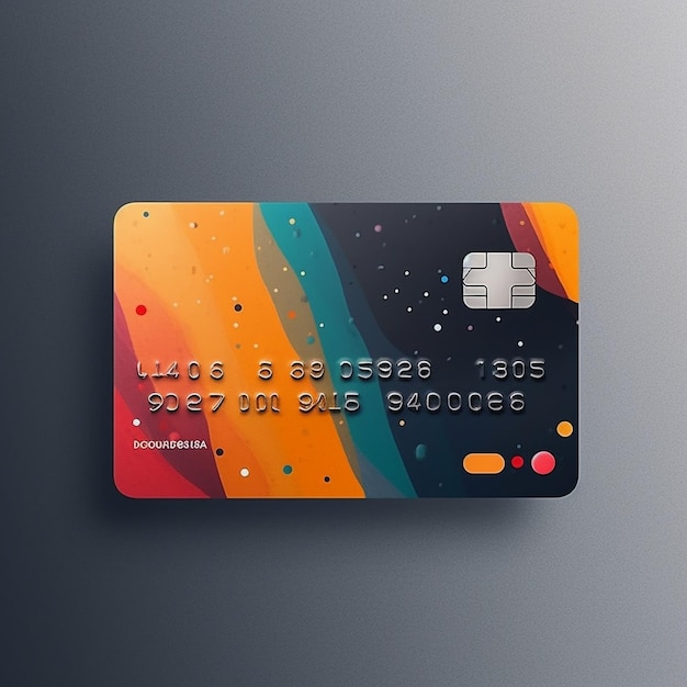 Photo card mockup mastery explore the world of debit credit and smart cards