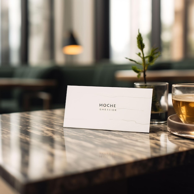 a card on a table with a name tag that says " smoke ".