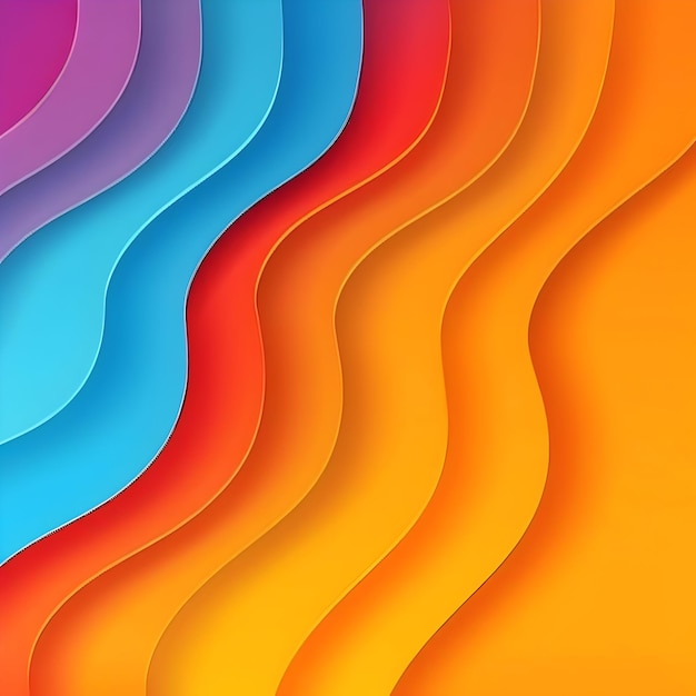 Card template curve gradient abstract background