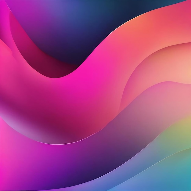 Card template curve gradient abstract background