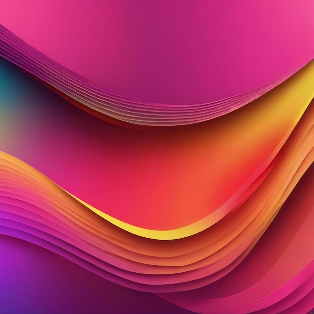 Card template curve gradient abstract background