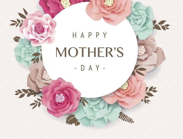 a card with a quote from the happy mothers day