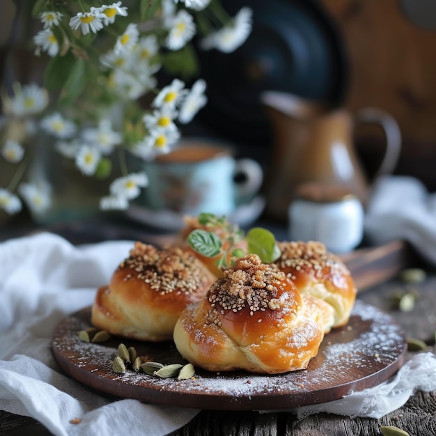 Кардамовые булочки на кухне