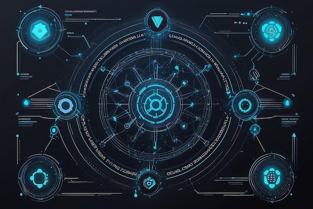 Cardano blockchain platform concept