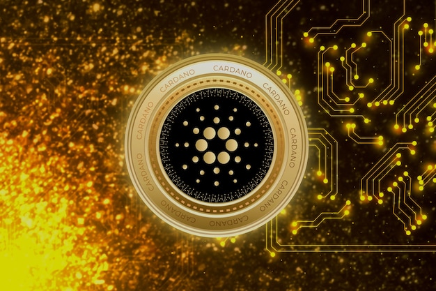 Foto piattaforma blockchain cardano