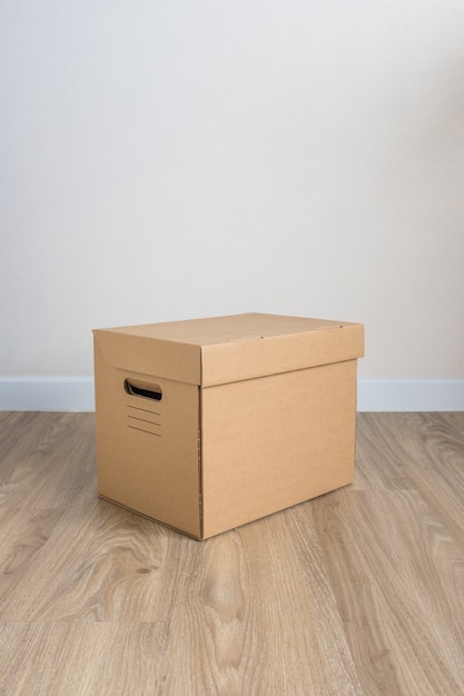 Photo cardboard box or carton box with lid