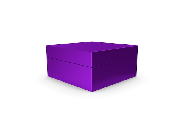 Cardboard Box Purple