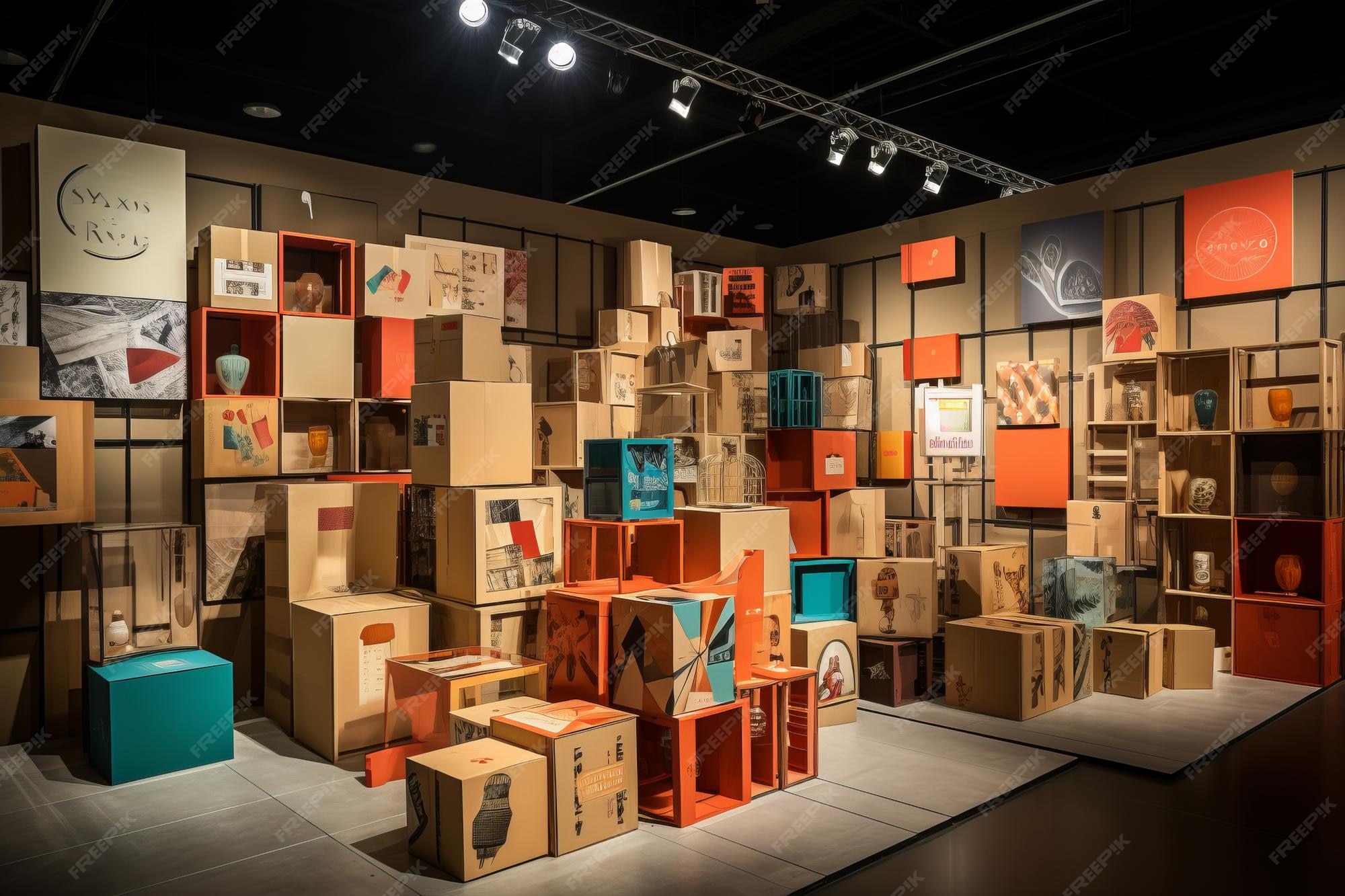Premium AI Image Cardboard Box Suppliers Showroom Generative AI premium-ai-image-cardboard-box-suppliers-showroom-generative-ai