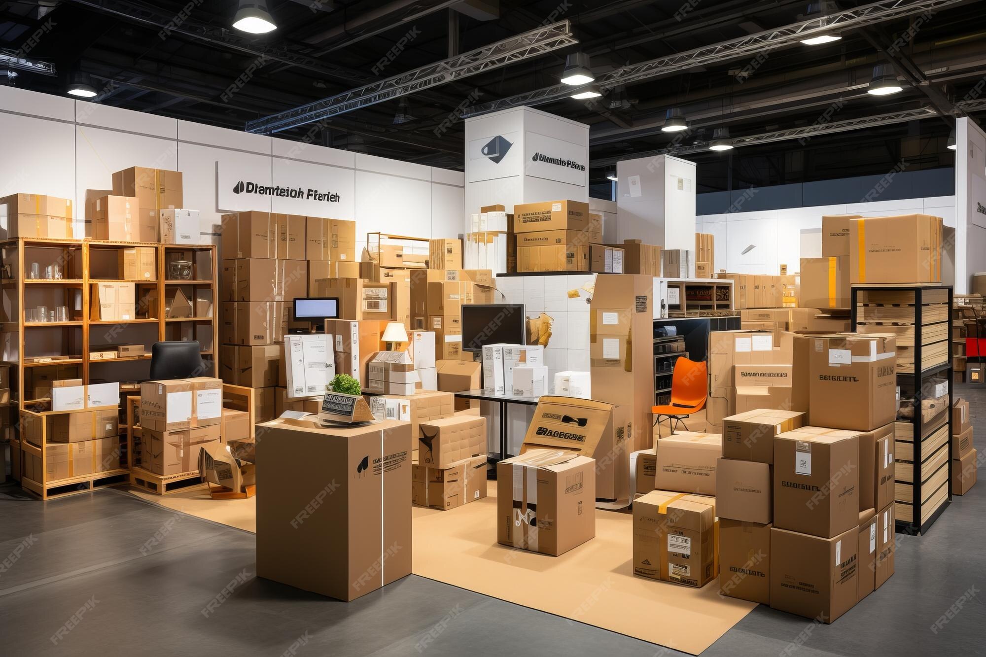 Premium AI Image Cardboard Box Suppliers Showroom Generative AI premium-ai-image-cardboard-box-suppliers-showroom-generative-ai