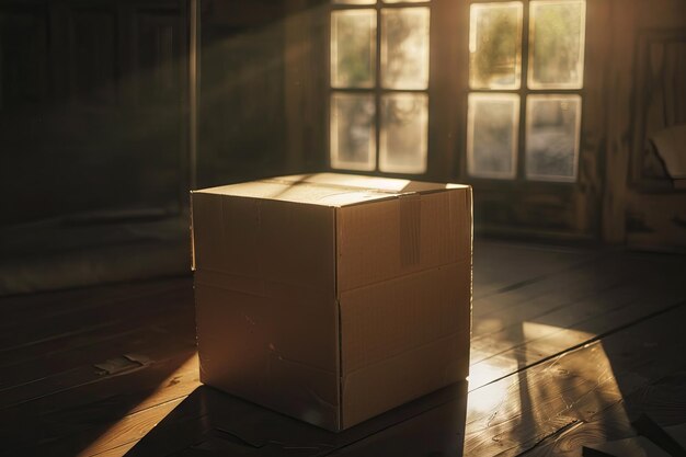 Photo cardboard box