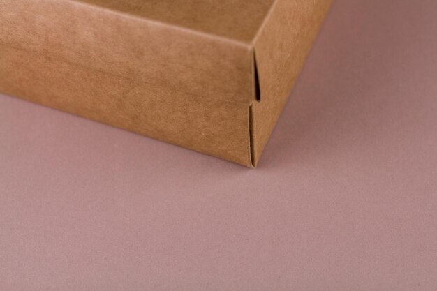 Cardboard boxes in the background for moving or for packaging