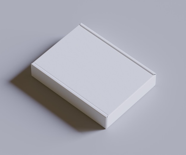 Cardboard boxes gift 3D render illustration