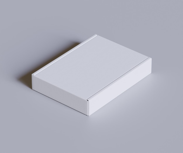 Cardboard boxes gift 3D render illustration
