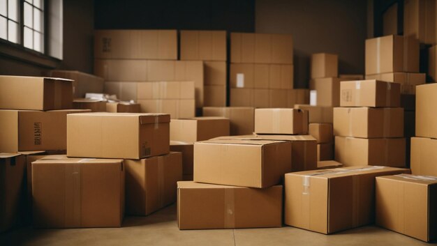 Premium Photo | Cardboard boxes