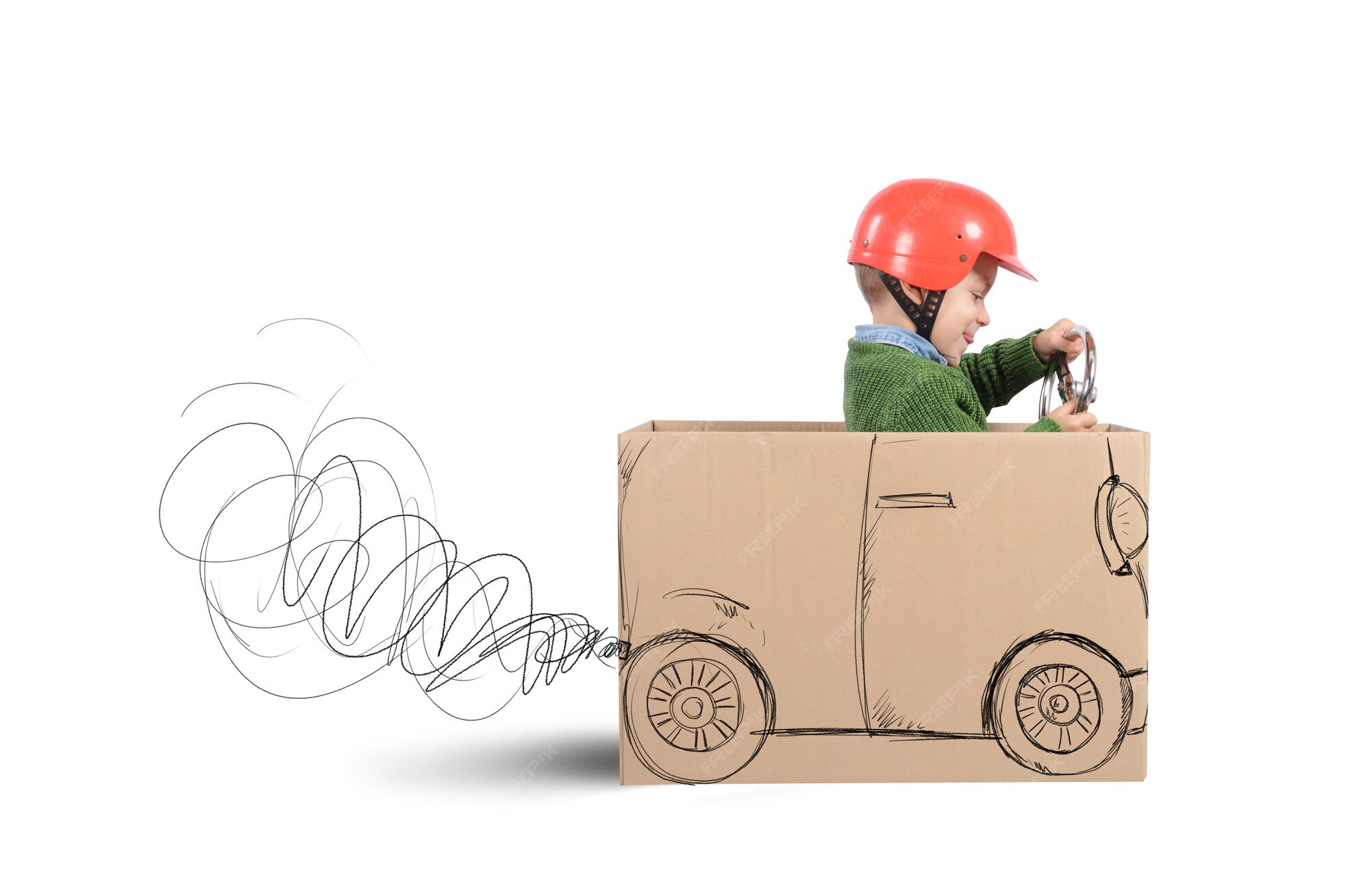 Premium Photo | Cardboard car