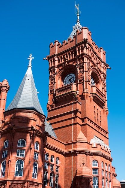 CARDIFF/UK - AUGUST 27 : Pierhead Building in Cardiff on August 27, 2017